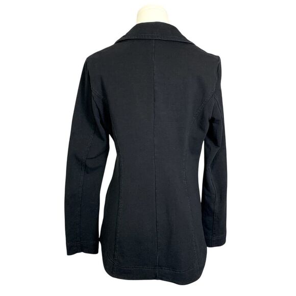 Eileen Fisher Women's Black Stretch Knit Double-Breasted Blazer Jacket Size XS - Picture 5 of 12